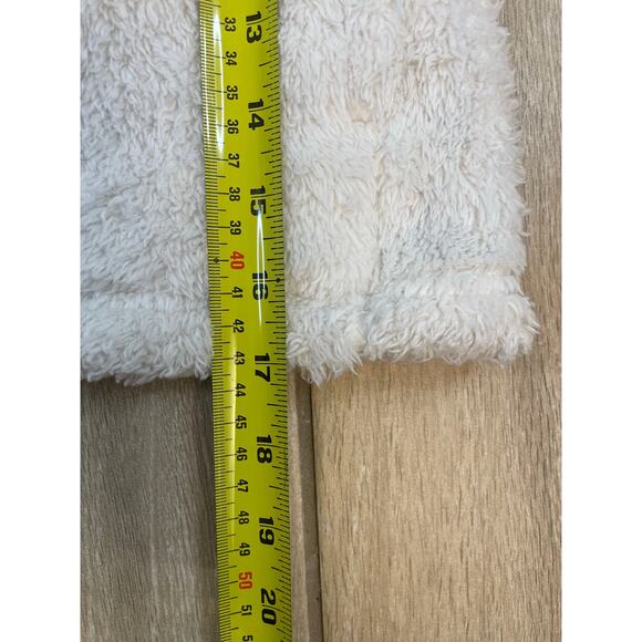 Patagonia Girls Los Gatos Furry Fleece Vest White Size S 7-8 Zip Up - Picture 5 of 10
